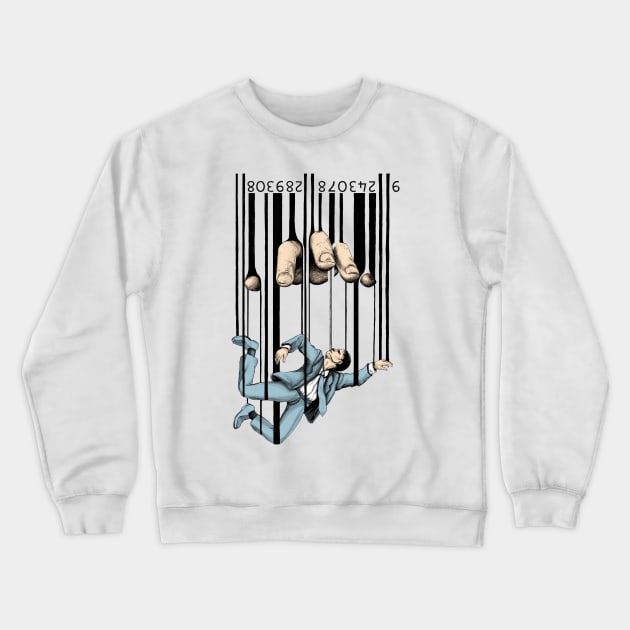 Barcode Crewneck Sweatshirt by MaratusFunk